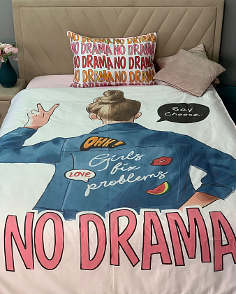 картинка Комплект постельного белья "No drama"