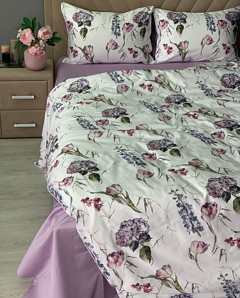 картинка Комплект постельного белья "Дачные цветы"